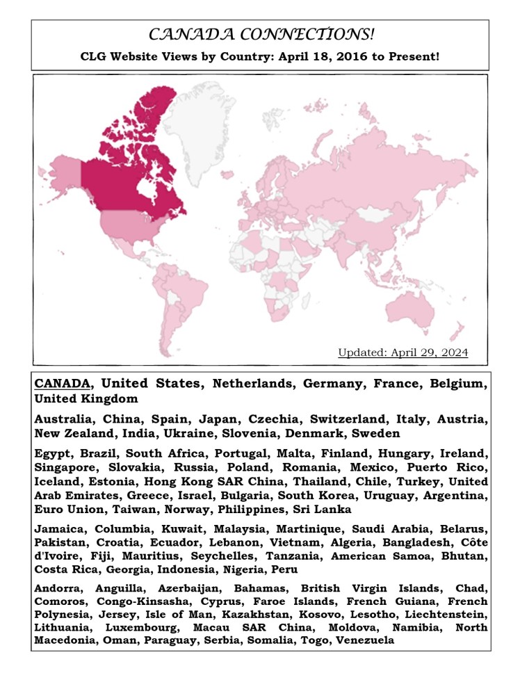World Map Views April 29, 2024
